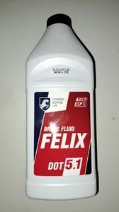Жидкость тормозная FELIX DOT-5.1 (1л)
