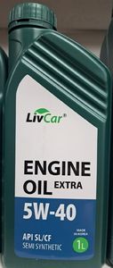 Масло моторное LIVCAR ENGINE OIL EXTRA 5W40 API SL/CF полусин (1л)