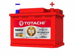Аккумуляторная батарея TOTACHI NIRO MF 55561 55 А/ч полярн. обрат 0 (JUS L)
