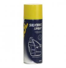 Смазка силиконовая водооталкивающая MANNOL Silicone Spray (450мл)															