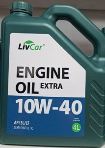 Масло моторное LIVCAR ENGINE OIL EXTRA 10W40 API SL/CF полусинт (4л)