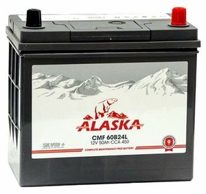Аккумуляторная батарея ALASKA CMF 50 L 60B24 silver+