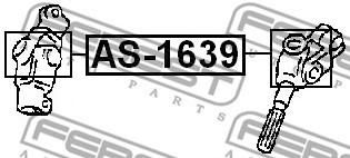 Крестовина рулевого кардана FEBEST AS1639 