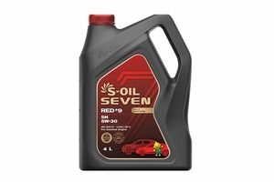 Масло моторное S-OIL 7 RED9 5W-30 SN синт (4л)