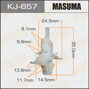 Клипса MASUMA KJ657 NISSAN