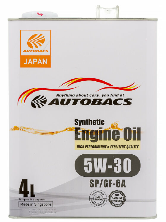 Масло моторное AUTOBACS SNP SYNTHETIC 5W30 SP/GF-6A (4л)