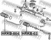 Пыльник рулевой рейки FEBEST HRKB03 HONDA ACCORD 1996-1997