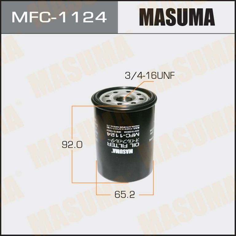 Фильтр масляный MASUMA MFC1124 