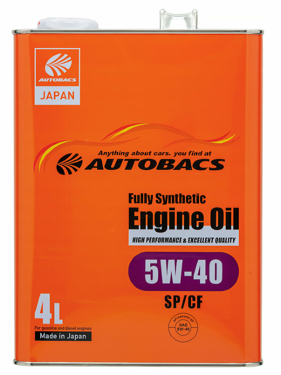 Масло моторное AUTOBACS FS 5W40 SP/CF SYNTHETIC (4л)