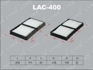 Фильтр салонный LYNX LAC400