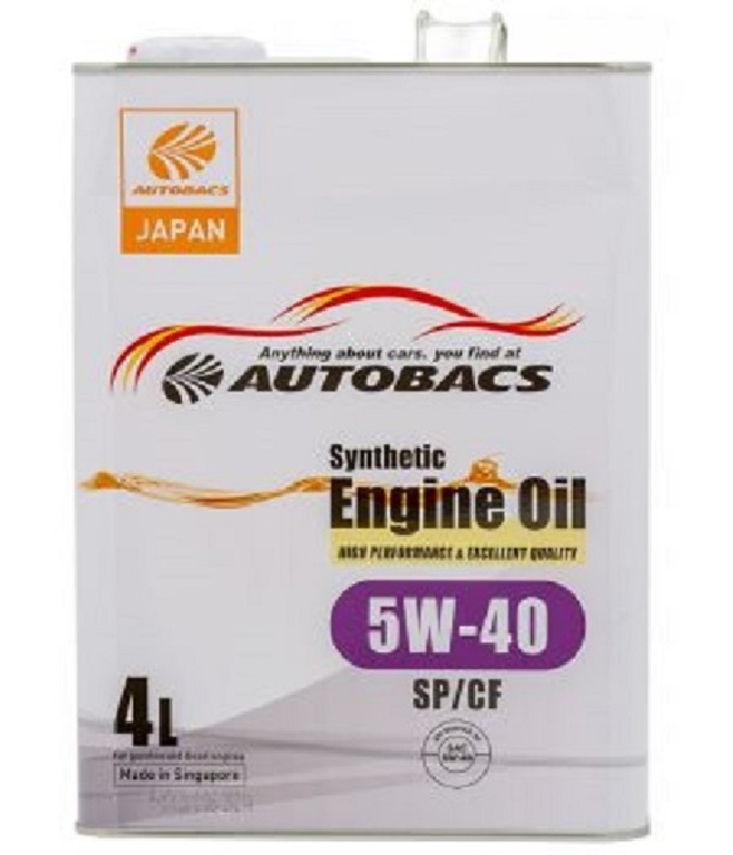 Масло моторное AUTOBACS SNP SYNTHETIC 5W40 SP/CF (4л)