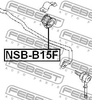 Втулка стабилизатора FEBEST NSBB15F (D20)
