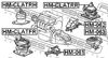 Подушка двигателя FEBEST HMCLATFR HONDA ACCORD 02-08