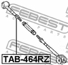Тяга подвески FEBEST TAB464RZ LEXUS ES300 2001-2006
