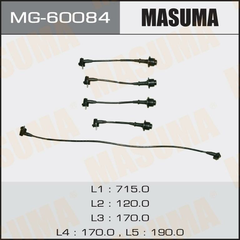 Провода высоковольтные MASUMA MG60084 TOYOTA Lite Ace
