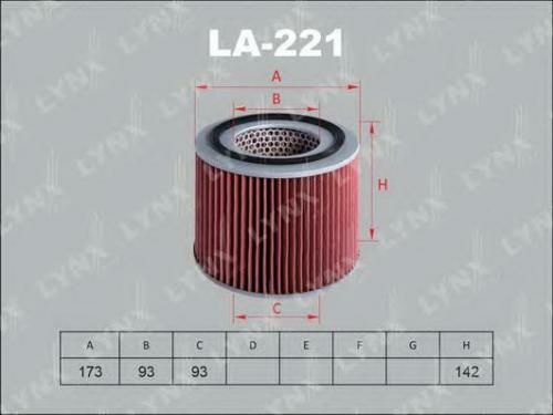 Фильтр воздушный LYNX LA221