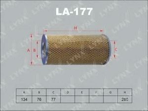 Фильтр воздушный LYNX LA177