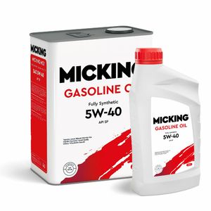 Масло моторное MICKING GASOLINE OIL MG1 5W40 SP SYNTH (4л+1л)