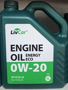 Масло моторное LIVCAR ENGINE OIL ENERGY ECO 0W20 API SP/GF-6A синт (4л)