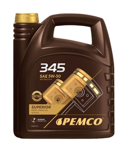 Масло моторное PEMCO 345 5W30 SN/CH-4 C2/C3 SYNTHETIC (5л)
