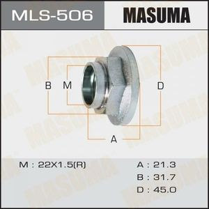 Гайка ШРУСа M22x1.5/21.3 32 MASUMA MLS506
