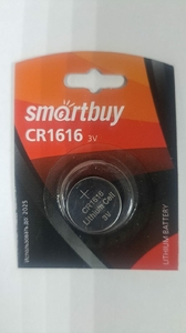 Батарейка SMARTBUY CR1616